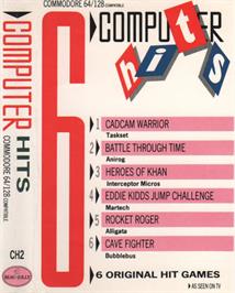 Box cover for Rocket Roger on the Commodore 64.