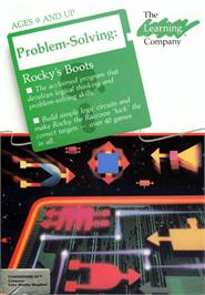 Box cover for Rocky's Boots on the Commodore 64.