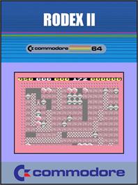 Box cover for Rodex 2 on the Commodore 64.