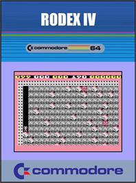 Box cover for Rodex 4 on the Commodore 64.