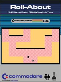 Box cover for Roll-about on the Commodore 64.