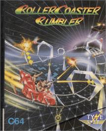 Box cover for Roller Coaster Rumbler on the Commodore 64.