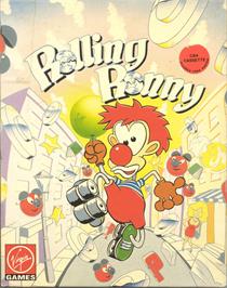 Box cover for Rolling Ronny on the Commodore 64.