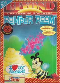 Box cover for Romper Room's I Love My Alphabet on the Commodore 64.