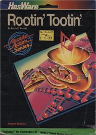 Box cover for Rootin' Tootin' on the Commodore 64.