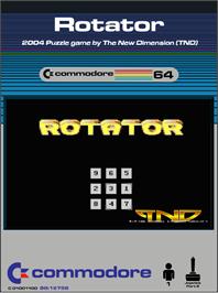 Box cover for Rotator on the Commodore 64.