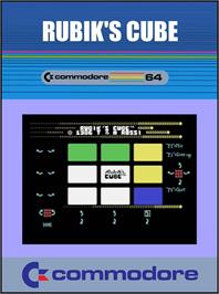 Box cover for Rubik's Cube (Peter Craven) on the Commodore 64.