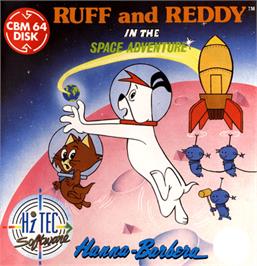 Box cover for Ruff and Reddy in the Space Adventure on the Commodore 64.