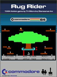 Box cover for Rug Rider on the Commodore 64.