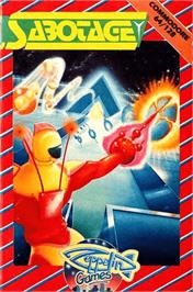 Box cover for Sabotage on the Commodore 64.