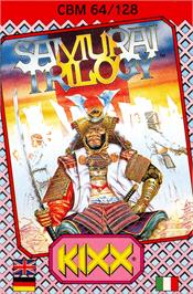 Box cover for Samurai Trilogy on the Commodore 64.