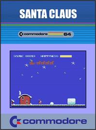 Box cover for Santa Claus (Laing Marketing) on the Commodore 64.