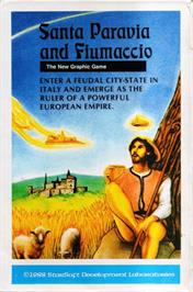 Box cover for Santa Paravia And Fiumaccio on the Commodore 64.
