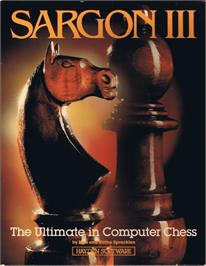 Box cover for Sargon 3 on the Commodore 64.