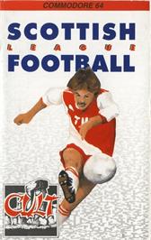 Box cover for Scottish League Football on the Commodore 64.