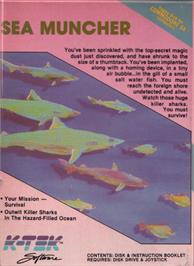 Box cover for Sea Muncher on the Commodore 64.