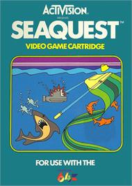 Box cover for Seaquest on the Commodore 64.