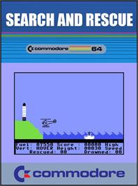 Box cover for Search And Rescue on the Commodore 64.