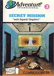 Box cover for Secret Mission on the Commodore 64.