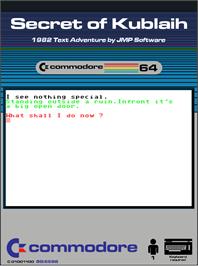 Box cover for Secret Of Kublaih on the Commodore 64.