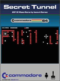 Box cover for Secret Tunnel on the Commodore 64.