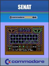 Box cover for Senat on the Commodore 64.