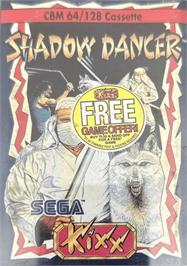 Box cover for Shadow Dancer on the Commodore 64.