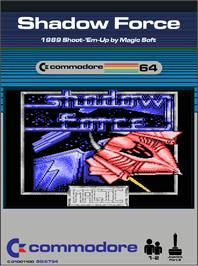 Box cover for Shadow Force on the Commodore 64.
