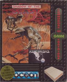 Box cover for Shadow Of The Beast on the Commodore 64.