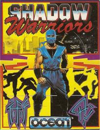 Box cover for Shadow Warriors on the Commodore 64.