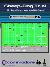 Box cover for Sheep-dog Trial on the Commodore 64.