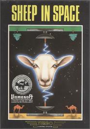 Box cover for Sheep In Space on the Commodore 64.