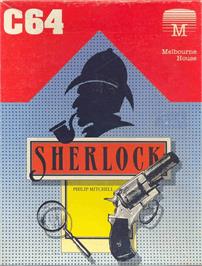 Box cover for Sherlock on the Commodore 64.