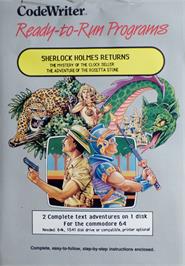 Box cover for Sherlock Holmes Returns on the Commodore 64.