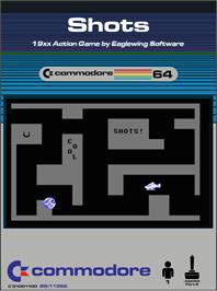 Box cover for Shots on the Commodore 64.