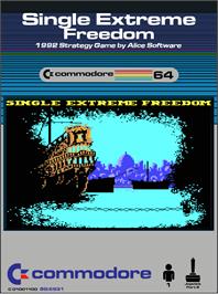 Box cover for Single Extreme Freedom on the Commodore 64.