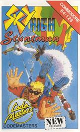 Box cover for Sky High Stuntman on the Commodore 64.