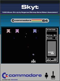 Box cover for Skyt on the Commodore 64.