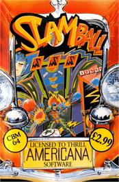 Box cover for Slamball on the Commodore 64.