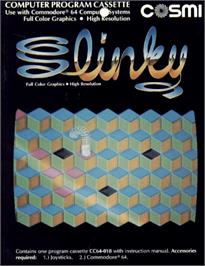 Box cover for Slinky on the Commodore 64.