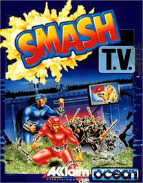Box cover for Smash T.V. on the Commodore 64.