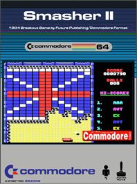 Box cover for Smasher 2 on the Commodore 64.
