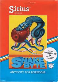 Box cover for Snake Byte on the Commodore 64.