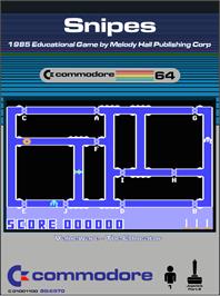 Box cover for Snipes on the Commodore 64.