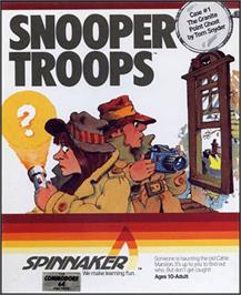 Box cover for Snooper Troops on the Commodore 64.