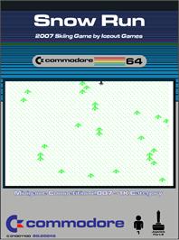 Box cover for Snow Run on the Commodore 64.