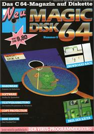 Box cover for Snowboard Race on the Commodore 64.