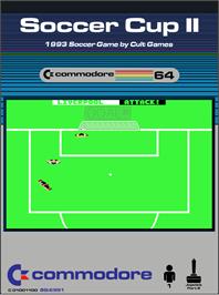 Box cover for Soccer Cup 2 on the Commodore 64.