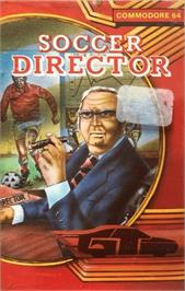 Box cover for Soccer Director on the Commodore 64.