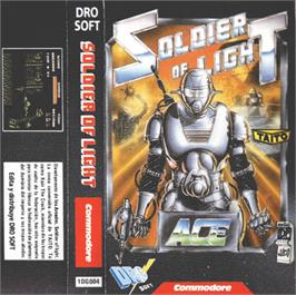 Box cover for Soldier of Light on the Commodore 64.